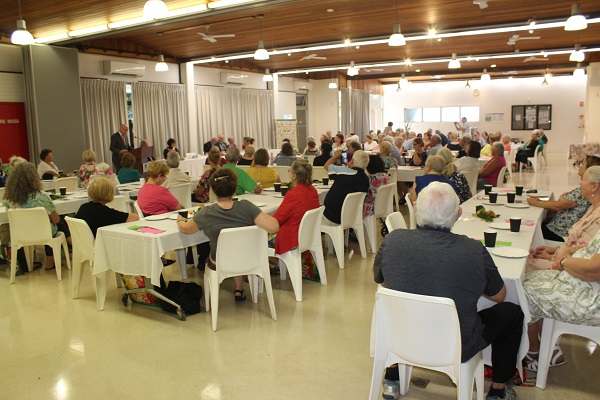 Over 90 at morning tea
